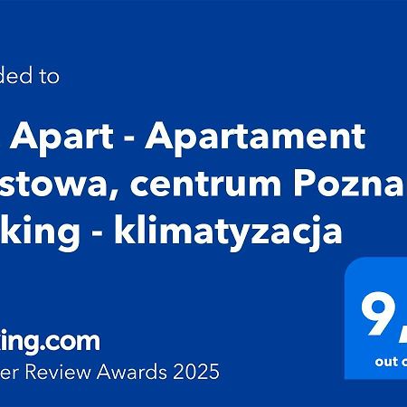 Ric Apart - Apartament Mostowa, Centrum Poznan - Parking - Klimatyzacja Poznań Exterior foto
